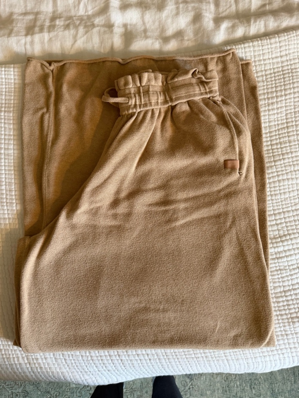 lunya cotton silk wide leg pant